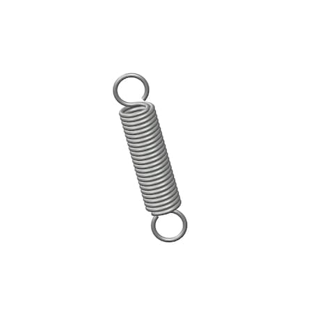 Extension Spring, O= .359, L= 1.75, W= .045